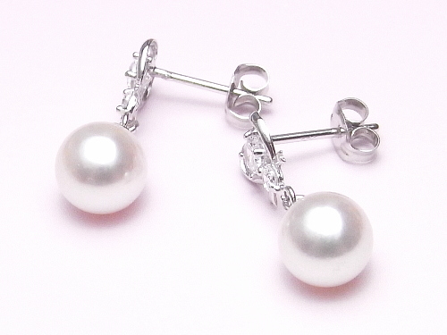 アコヤ真珠ピアス