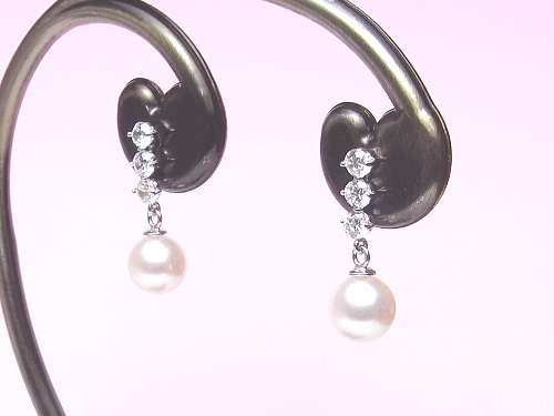 アコヤ真珠ピアス