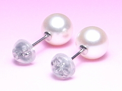 アコヤ真珠ピアス　裏面