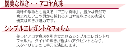 アコヤ真珠ダイヤ入りリング（プラチナ製）