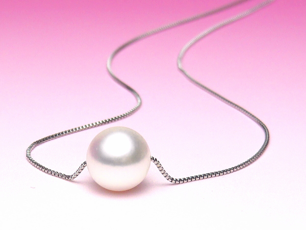 K18アコヤ真珠スルーネックレス（7ミリ/WG・YG・PGより選択可）