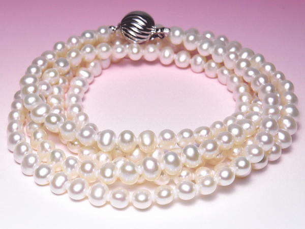淡水真珠ロングネックレス（7.0～6.0mm/120cm）